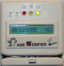 MODEL 2000P/M-1 AGE VERIFIER